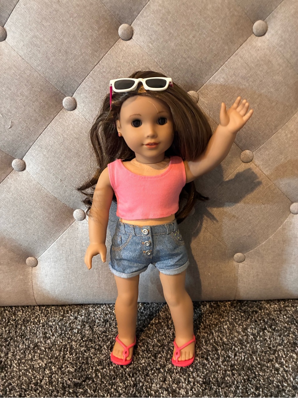 American Girl Doll Joss Kendrick (2020 Girl of the year) with ears pierced!
